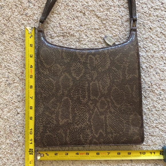 Stuart Weitzman Python Snake Skin Embossed Bag - Picture 12 of 13